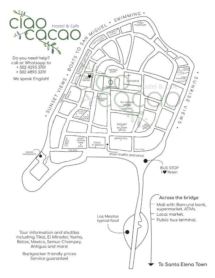 פלורס Ciao Cacao Hostel & Vegan Cafe מראה חיצוני תמונה